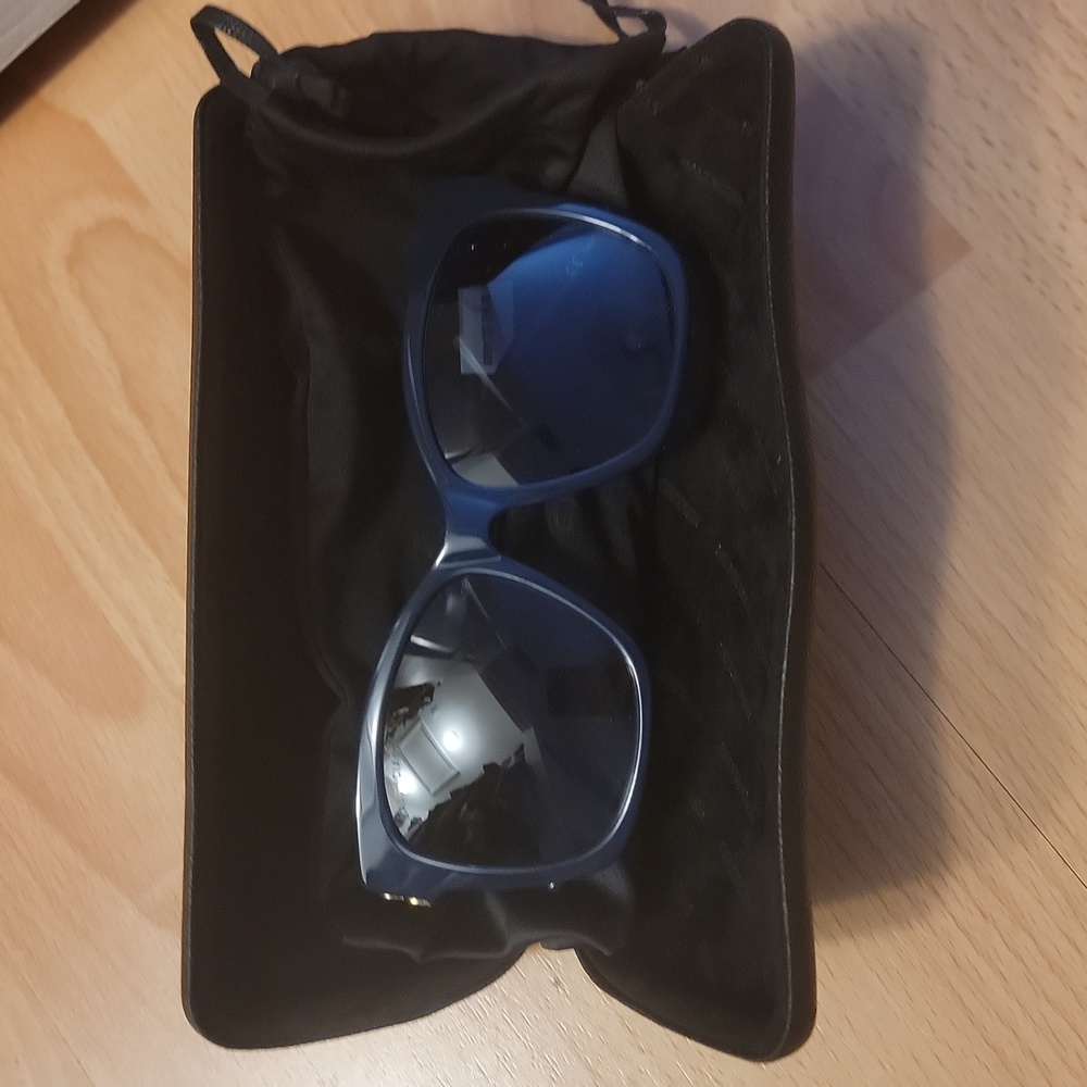 Balenciaga deep navy sunglasses